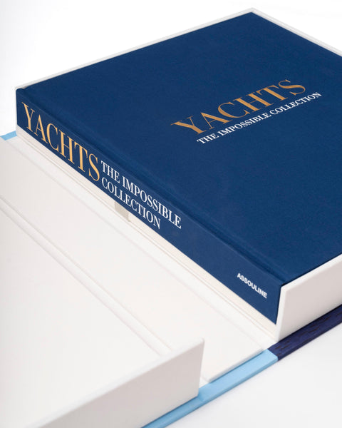 LIBRO YACHTS THE IMPOSSIBLE COLLECTION ASSOULINE BLUE