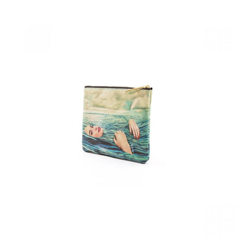 "SELETTI FEDERMÄPPCHEN AUS PU-TOILETTENPAPIER 21,5X15,5 SEA GIRL ART 02537"