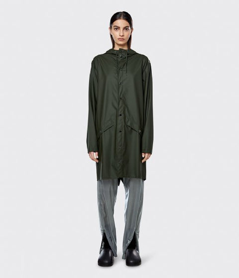 LANGE JACKE RAINS ART 12020 GRÖSSE M GRÜN
