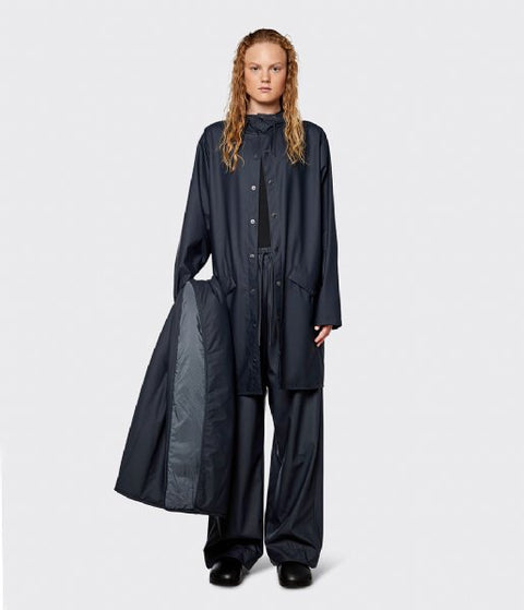 LANGE JACKE RAINS ART 12020 GRÖSSE S MARINEBLAU