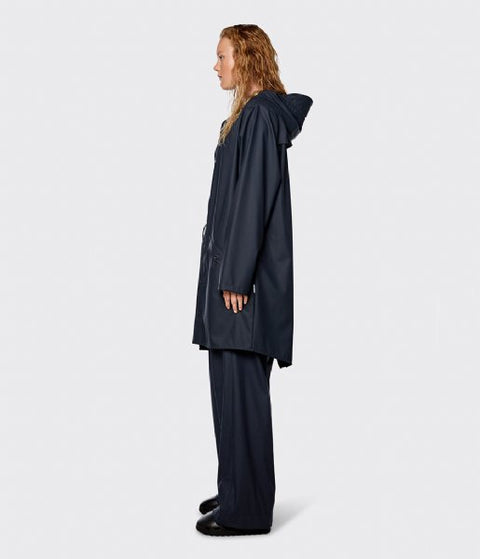 LANGE JACKE RAINS ART 12020 GRÖSSE S MARINEBLAU