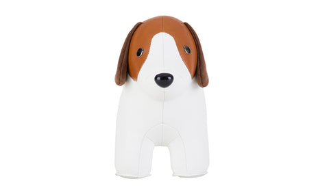ZÜNY KLASSISCHE BUCHSTÜTZEN, 2 KG, BEAGLE, WEISS & HELLBRAUN
