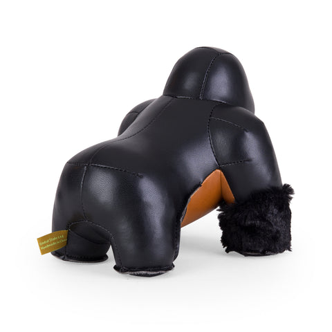 ZÜNY Buchstütze, 1 kg, Gorilla Milo, Schwarz und Hellbraun