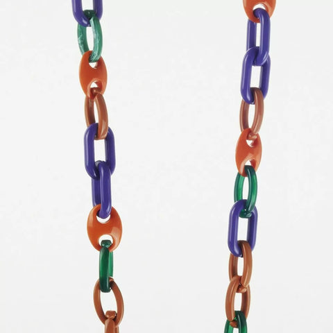 LACOQUEFRANCAISE KETTE ALMA VIOLETT UND ORANGE ART LE313072