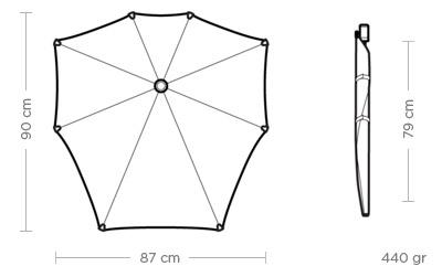 UMBRELLA WITHOUT ORIGINAL MID NIGHT BLUE (BLUE)