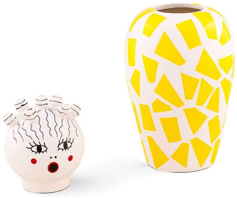 VASO IN DOLOMITE CON COPERCHIO LE CANOPIE ROSIO 10532 SELETTI YELLOW