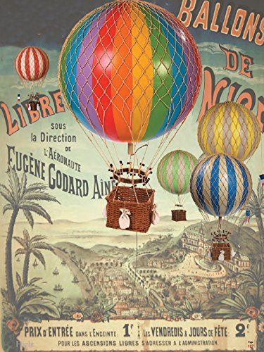 REGENBOGEN-HEISSLUFTBALLON DURCHMESSER 32