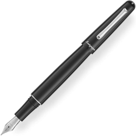 MONTEGRAPPA ELMO 01 SCHWARZER FÜLLFEDERHALTER, F-FEDER