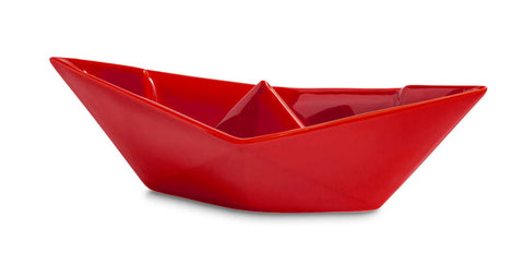MITTELROTES ORIGAMI-BOOT CRESCENTINI KERAMIK ART. 2375