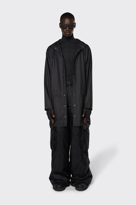 LANGE JACKE RAINS ART 12020 GRÖSSE L SCHWARZ