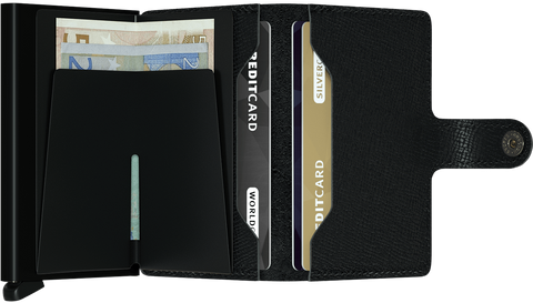 SECRID CRISPLE BLACK MINIWALLET