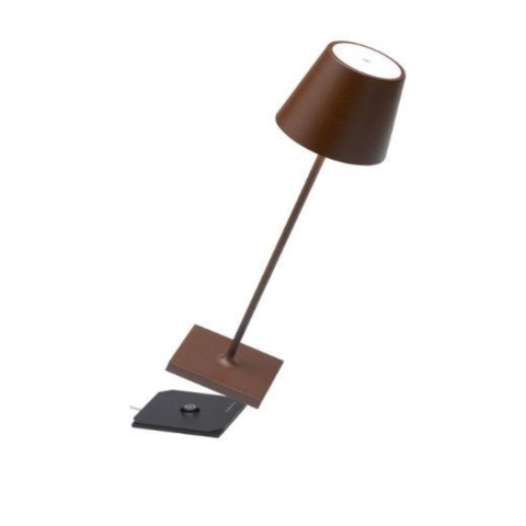 POLDINA PRO TISCHLAMPE CORTENBRAUN ART LD0340R3