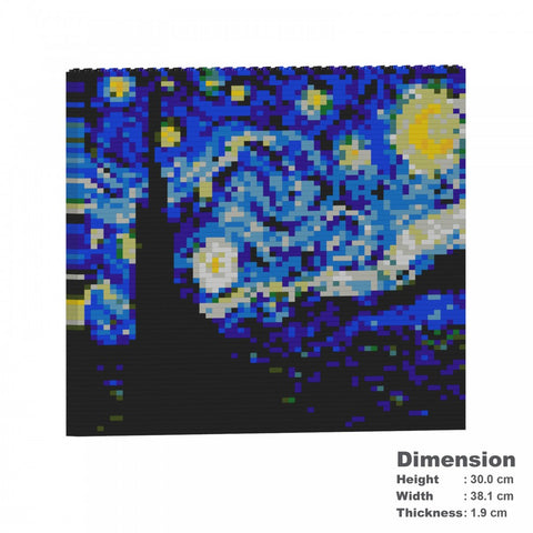 JEKCA THE STARRY NIGHT BRICK PAINTING