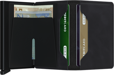 SLIMWALLET SECRID VINTAGE SCHWARZ