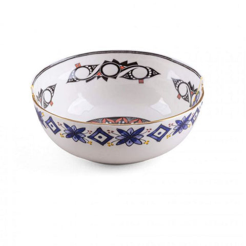 SELETTI HYBRID TIWANAKU PORZELLANSCHALE ART 09152