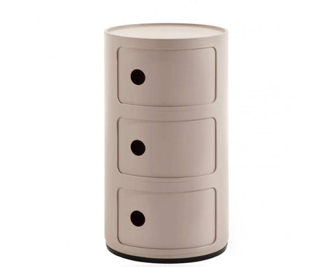 COMODINO COMPONIBILE 3 ELEMENTI BIO 05970/PA PANNA KARTELL WHITE