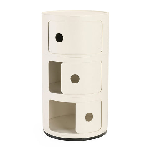 MODULAR NACHTTISCH 3 ELEMENTE MATT 4988/03 KARTELL WEISS