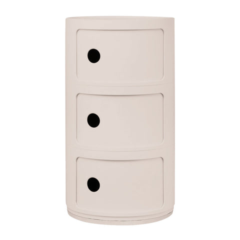 MODULAR 3-ELEMENT NACHTTISCH BIO 05970/PA CREME KARTELL WEISS