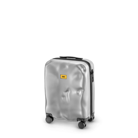 TROLLEY CRASH BAGGAGE ICON 4 RUOTE SMALL CB161 SILVER