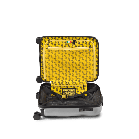 TROLLEY CRASH BAGGAGE ICON 4 RUOTE SMALL CB161 SILVER