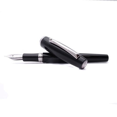 MONTEGRAPPA MANAGER SCHWARZER INOX-FÜLLFEDERHALTER