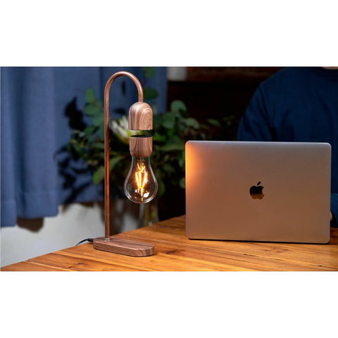 EVARO GLÜHBIRNE WALLNUSS GINKO LAMPE