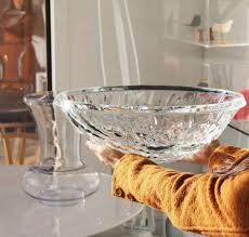 MONDKRISTALL-MITTELSTÜCKVASE 01220 B4 KARTELL TRANSPARENT