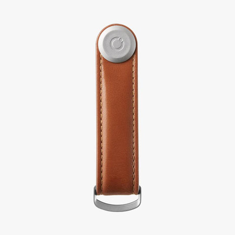 ORBITKEY 2.0 LEATHER COGNAC/TAN KEYRING ART LTHO-2-CGTN