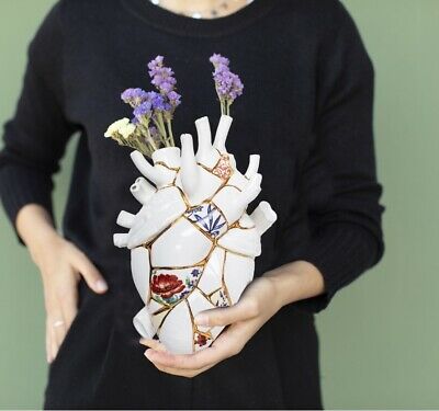 VASO SELETTI LOVE IN BLOOM KINTSUGI ART 09929