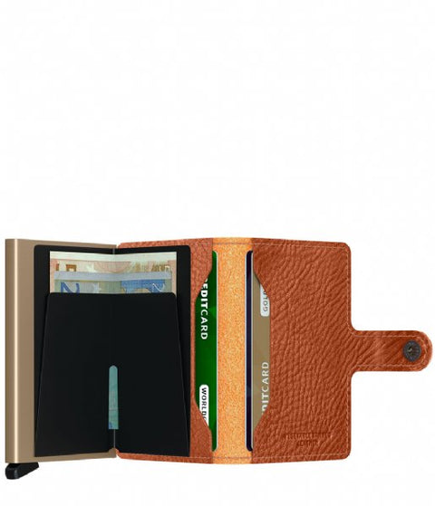 MINI WALLET SECRID VEG CARAMEL SAND