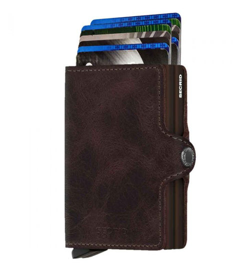 TWINWALLET SECRID VINTAGE SCHOKOLADE