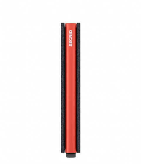 "SLIMWALLET SECRID MATTE NACHTBLAU & ORANGE"
