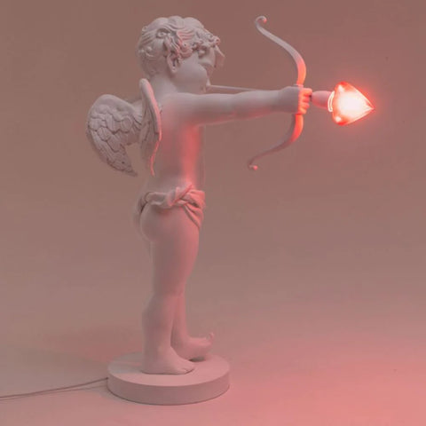 LAMPADA IN RESINA CUPIDO CM 50X21 H. 63 SELETTI WHITE