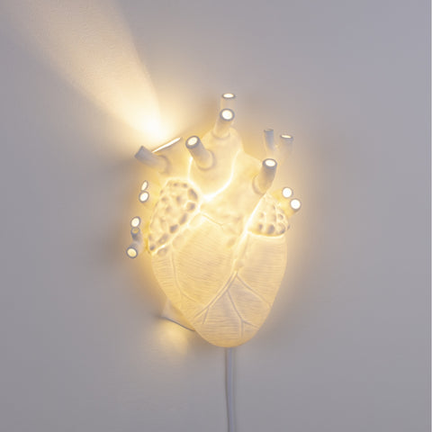 SELETTI APLIQUE IN PORZELLAN HERZ ART 09925