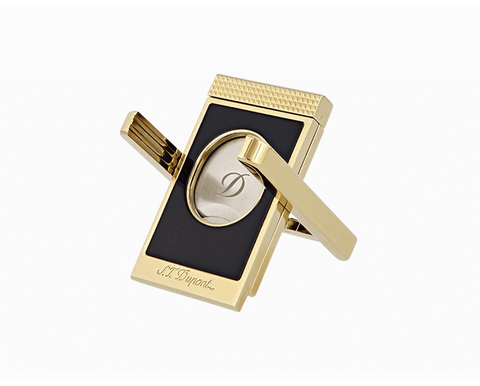 ZIGARRENSCHNEIDER CC STAND SCHWARZ UND GOLD 003393 ST DUPONT SCHWARZ