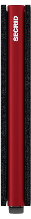 SLIMWALLET SECRID MATTE BLACK RED