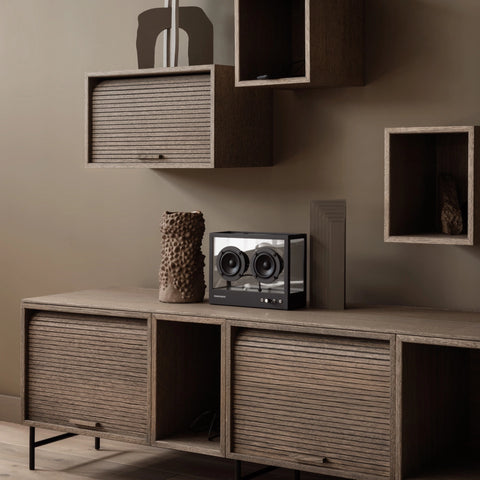 LAUTSPRECHER TR. AUDIO KLEIN TRANSPARENT SCHWARZ