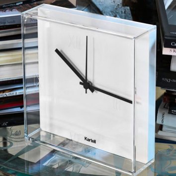 Kartell Tic & Tac Weiße Wanduhr