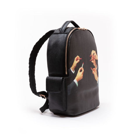 "SELETTI TOILETTENPAPIER LIPPENSTIFT SCHWARZ ART 02350 RUCKSACK"