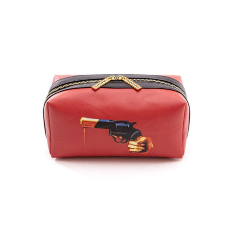 SELETTI BEAUTY CASE AUS PU TOILETTENPAPIER 25,5X12,5X12 REVOLVER ART 02594