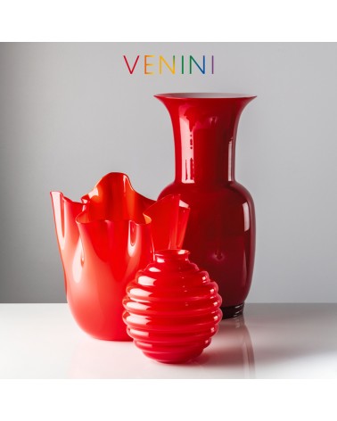 VASO OPALINO 706.22 RV/LA VENINI RED