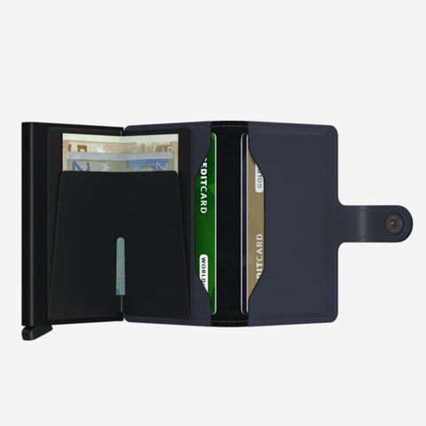 MINIWALLET SECRID MM MATT NACHTBLAU