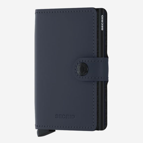 MINIWALLET SECRID MM MATT NACHTBLAU