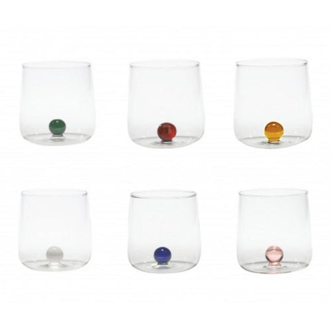 CONFEZIONE BICCHIERI BILIA TUMBLER BA00199 ZAFFERANO MULTICOLOR