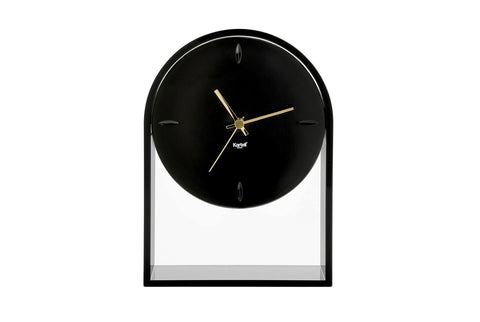 AIR DU TEMPS GOLD- UND SCHWARZE UHR 1930 09 KARTELL SCHWARZ