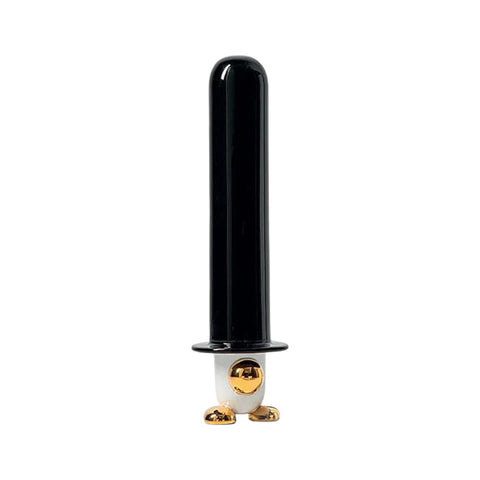MR. JAMES SCULTURA H.40 BIANCO NERO E ORO LUCIDO BOSA