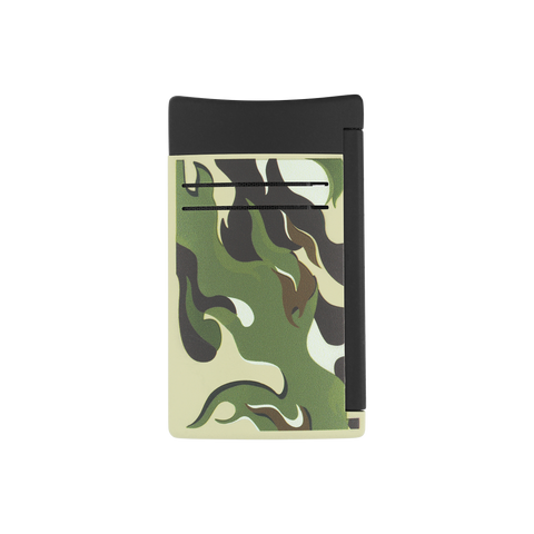 MAXIJET CAMO GRÜN FEUERZEUG 020150 ST DUPONT GRÜN