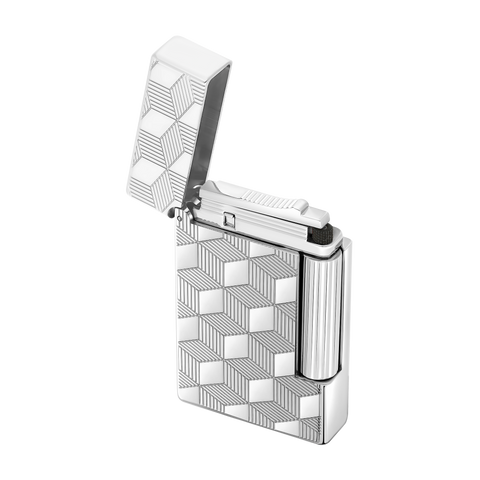 LI INITIAL CUBE PALLADIUM FEUERZEUG 020840 ST DUPONT