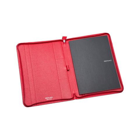 PORTABLOCCO A4 CON ZIP FABRIANO ROSSO