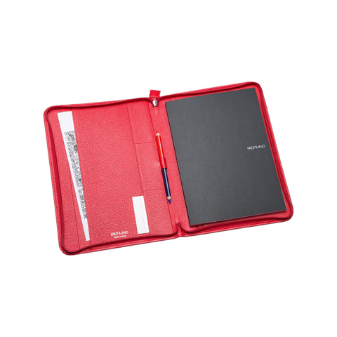 PORTABLOCCO A4 CON ZIP FABRIANO ROSSO